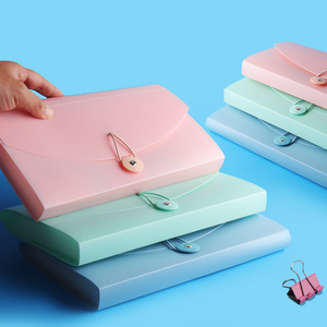 Mini sac de documents de paysage couleur au bureau, mitigeur extensible pour dossiers, avec rabat - Product Image 4
