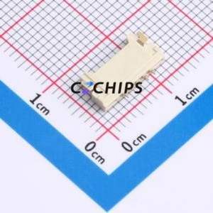 HX MX1.25-5A-WRS Wire-to-Board Pin Header SMD,P=1.25mm,Horizontal Mount Connector 1x5P 1.25mm Horizontal Mount 5P - Product Image 2