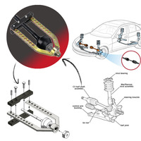 Outils pour véhicules divers, séparateur d'arbre de transmission universel robuste, séparateur, extracteur, outil d'assemblage entièrement réglable, extracteur de joint homocinétique