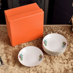 Assiette ronde de style chinois, petite coupelle à sauce créative pour la maison, plat à trempette solide, vaisselle - Product Image 3