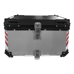 Grande boîte de livraison alimentaire en aluminium, pour <span class=keywords><strong>moto</strong></span>, vélo, scooter, coffret de livraison avec porte-bagages, 85L - Product Image 4