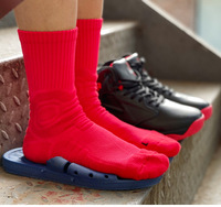 KonLee Chaussettes de basket-ball personnalisables Elite pour homme Chaussettes athlétiques brodées pour la saison d'automne