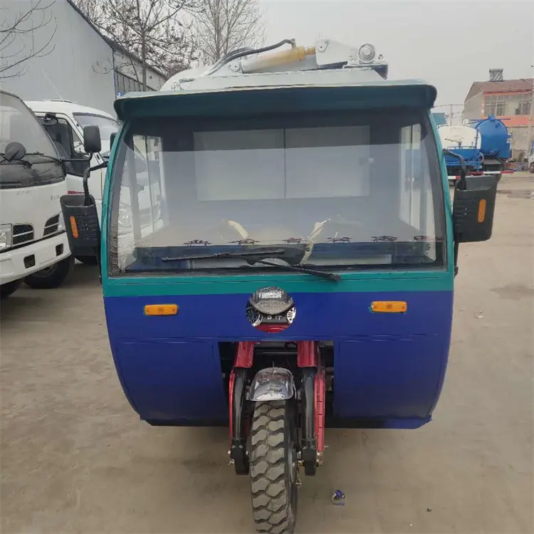 3 Wheeled Side Mounted Bucket 3 Square Electric Garbage Truck New Energy Small Garbage Removal Vehicle