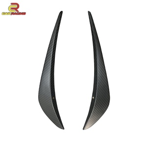 New Update Ryft Style Dry Carbon Fiber Body Kit Glossy Twill Weave Front Lip Fender Spoiler Side Skirts <b>Diffuser</b> for - Product Image 4