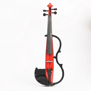 새로운 디자인 4/4 학생 수제 플래시 전자 바이올린 초보자