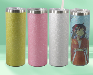 Nuevo Estilo, Botella de Agua Aislada de Doble Pared con Brillo Personalizable, Vasos Delgados de Acero Inoxidable para Vino - Product Image 5