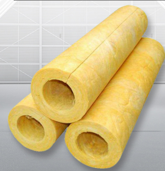 Industrial Glass Wool Thermal Insulation Pipe Wrap Fire Boiler Shell