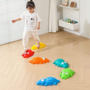 2024 nuevos juguetes de tendencia borde de goma apilamiento cocodrilo Stepping Stone Kid <span class=keywords><strong>Balance</strong></span> Stone para más de 1 año equipo de juego para niños - Product Image 6
