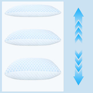 <span class=keywords><strong>Oreiller</strong></span> en <span class=keywords><strong>mousse</strong></span> à mémoire de forme déchiquetée, plus frais, réglable, offrant un soutien optimal pour les dormeurs sur le côté, le dos et le ventre - Product Image 5