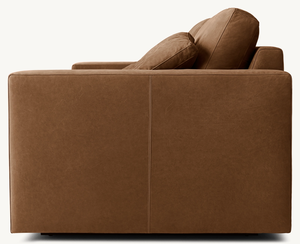 Sofá de Dos Plazas de Lujo para Sala de Estar, Diseño Moderno, Tapicería Contemporánea, Personalizable en Tela o Cuero - Product Image 6