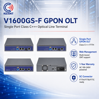 Puerto único GPON OLT Clase C +++ Web AC Compatible Multimarca ONT ONU para VSOL FTTH FTTB FTTC FTTX Fibra óptica SC