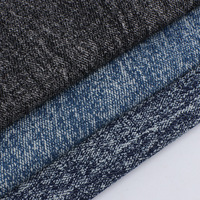 Tissu en jean pour enfants imprimé flocons de neige, motif cowboy, en denim délavé, 100 % acrylique, résistant à l'abrasion, largeur 43/44 pouces
