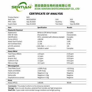 NAD polvere di elevata purezza 99% NAD integratore Nicotinamide adenina Dinucleotide NAD - Product Image 2