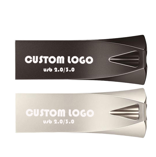 New Custom Logo Waterproof Metal USB Flash Disk 128MB-64GB USB 2.0 Business Promotional Gift 1-Year Warranty