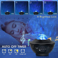 Offre Spéciale fête Disco romantique rvb couleur atmosphère galaxie étoile veilleuse Led projecteur lampe lumière avec musique pour enfants