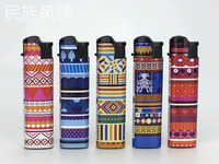 Briquets de production de masse bon marché dernière conception briquet torche à gaz rechargeable au butane