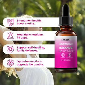 OEM Private Label 60ml Women's PMS &amp; Menopause Support Drops Herbal Hormone Balance Liquid <strong>Supplement</strong> - Product Image 2