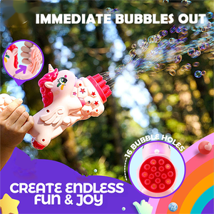 Venta al por mayor <span class=keywords><strong>de</strong></span> dibujos animados <span class=keywords><strong>de</strong></span> 16 agujeros unicornio pistola <span class=keywords><strong>de</strong></span> <span class=keywords><strong>burbujas</strong></span> niños juguetes <span class=keywords><strong>de</strong></span> <span class=keywords><strong>burbujas</strong></span> eléctrica ametralladora <span class=keywords><strong>de</strong></span> <span class=keywords><strong>burbujas</strong></span> con luz para niños - Product Image 4