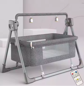 Cuna eléctrica multifuncional para bebés, silla mecedora, asiento mecedor para bebés, dispositivo inteligente para calmar a los bebés, cesta para dormir - Product Image 3