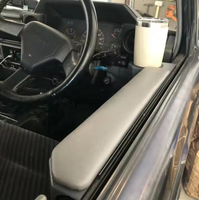YBJ nouveau support de gobelet d'accoudoir de porte magnétique pour Land Cruiser pick-up FJ70 76 78 FJ79 Version de bâton en Fiber de carbone LC79 porte-gobelet