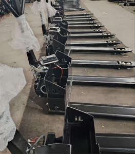 Transpalette électrique de 2.5 tonnes avec nouvelle batterie au lithium Capacité de 2500kg 5500lb pour les machines dans les ateliers d'impression - Product Image 5