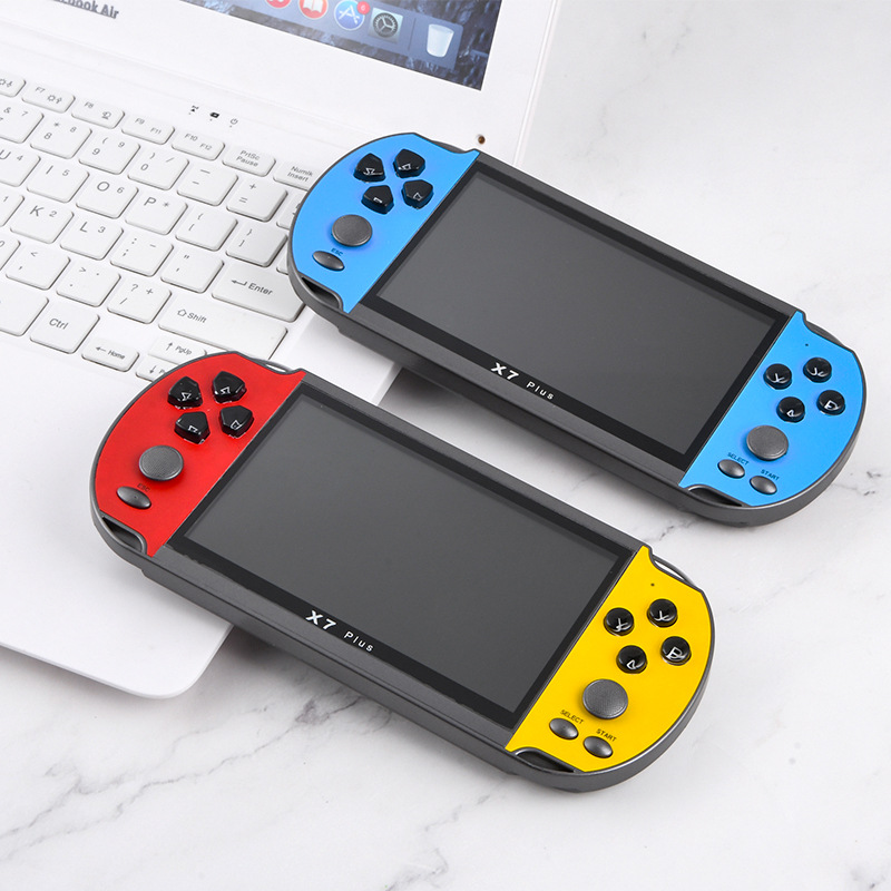 Портативная игровая приставка X7 Plus, 8 ГБ, Hd экран 5,1 дюйма