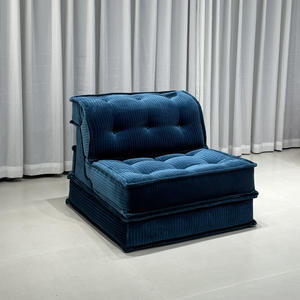 2025 mới vải <span class=keywords><strong>sofa</strong></span> cắt căn hộ nhỏ nhà khách cho thuê phòng khách lười biếng Mạt chược đậu phụ khối mô-đun <span class=keywords><strong>Sofa</strong></span> giường - Product Image 4