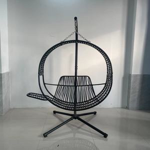 Double Sièges Balançoire à deux sièges Suspendue Mobilier d'intérieur d'extérieur Chaise à œufs d'extérieur - Product Image 5