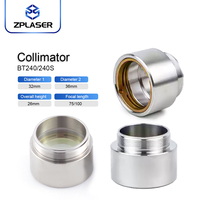 Ensemble de lentilles de collimation et de focalisation laser ZPLASER BT240 pour tête de découpe laser à fibre métallique, pièces d'équipement laser
