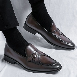 Nouvelles chaussures habillées en cuir décontractées pour hommes de style britannique - Product Image 1