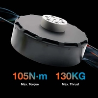 Système de propulsion FRC H238100 120 130 kg de poussée, moteur sans balais 100 V pour aéronefs pilotés, drone multirotor, avion, paramoteur