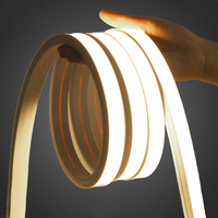 Diffuseur de profil flexible en silicone pour bandes lumineuses LED, couverture latérale pour éclairage, profil LED