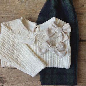 春秋女童蕾丝领底上衣长袖婴幼儿服装时尚婴儿t恤 - Product Image 6