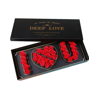 Wholesale Rectangular Flower Box I LOVE YOU Gift Box luxury Flower gift box