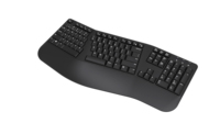 Clavier de jeu ergonomique silencieux sans fil haut de gamme 2,4 G pour ordinateur de bureau, avec repose-poignets, 104/105 touches