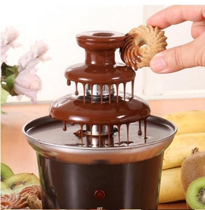 Fontaine à <span class=keywords><strong>chocolat</strong></span> professionnelle automatique en acier inoxydable à triple batterie pour la vente en gros - Product Image 1