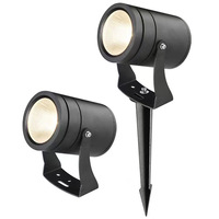 Bodenmontierte IP67 Aluminium Wasserdichte DC AC 220V RGB 2700K Hotel Landschafts- und Gartenbeleuchtung COB Baumlicht Flutlicht LED