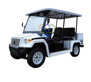 China fábrica fornecer alta qualidade 48v mini lítio 4 assento golf carrinho elétrico mini hummer patrulha carro