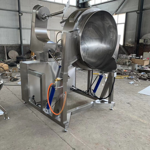 Máquina para hacer mermelada de 100L y 600L / Olla para cocinar mermelada de fresa / Caldera encamisada para mermelada - Product Image 2