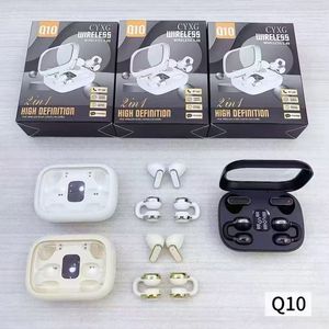 Auriculares inalámbricos 2 en 1 con clip para la oreja, auriculares internos con pantalla LED, sonido estéreo de alta calidad, larga duración de batería, para correr y viajar - Product Image 5