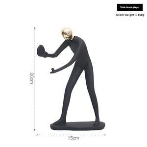Nordic simple abstract music dance sculpture figure <strong>decoration</strong> homestay hotel wedding apartment Villa <strong>decoration</strong> - Product Image 6