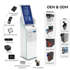 Machine de kiosque en libre-<span class=keywords><strong>service</strong></span> d'impression de billets Terminal de paiement Atm avec distributeur de kiosque en espèces accepteur de billets - Product Image 5