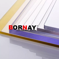 Plaque en polycarbonate PC gaufré solide Langfang Bonai 4 mm anti-UV, panneau plastique haute résistance pour toiture de carport et lucarne