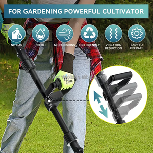21V Lithium Battery Brushless Motor <b>Micro</b> Tiller High-power Electric Soil Loosening <b>Machine</b> Industrial Grade - Product Image 3