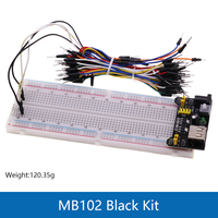 MB-102 MB102 planche à pain 830 points sans soudure PCB planche à pain Test développer Dupont ligne Kit de bricolage pour laboratoire arduino