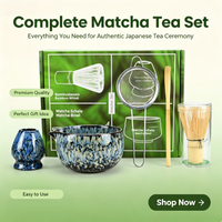 Nouveau design – Bol à matcha en céramique Klin Change – Kit de matcha premium unique avec emballage en boîte