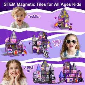 Candy House Devil House, Bloques Magnéticos para Niños, Educación Escolar, Bloques de Construcción Magnéticos - Product Image 3