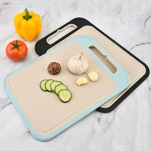 Double-Sided Cutting Board 304 Stainless Steel With Plastic Side For Fruit And Baby Food Dishwasher Safe Rectangle Shape - Product Image 2