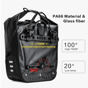 กระเป๋าจักรยาน <span class=keywords><strong>Rhinowalk</strong></span> 20 ลิตร กันน้ำ สำหรับจักรยานเสือภูเขาและจักรยานถนน แบบติดตั้งด้านหลังเบาะนั่ง - Product Image 4