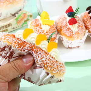 สติกเกอร์ติดตู้เย็นรูปขนมปังจำลอง ของตกแต่งร้านเค้ก ของตกแต่งตู้โชว์ ของประกอบฉากถ่ายภาพอาหาร เนื้อนุ่มเด้ง - Product Image 6